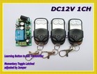 DIODO EMISSOR de Luz Da Lâmpada Interruptor de Controle Remoto 12 V DC Receptor 3 Transmissor Remoto ON OFF Interruptor de Iluminação Interruptor de Relé 1CH Digital 315/433. 92 MHZ 2026 - compre barato