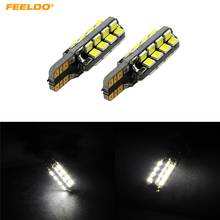 FEELDO 2Pcs White T10 2835SMD 32LED Canbus Error Free Car LED Indicator Door Side Marker Light 2024 - buy cheap