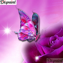 Dispaint Full Square/Round Drill 5D DIY Diamond Painting "Flower butterfly" Embroidery Cross Stitch 3D Home Decor Gift A10910 2024 - buy cheap