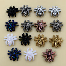 Mini araña plana de 13mm, cabujones de resina, diamantes de imitación, Strass de cristal para ropa, artesanías para hacer joyería, venta al por mayor, 480 Uds. 2024 - compra barato