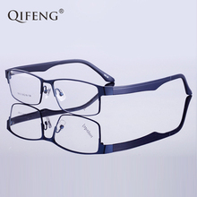 Оправа для очков мужские компьютерные оптические очки для близорукости по рецепту для мужчин прозрачные линзы QF153 2024 - купить недорого