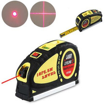 Multifunctional Infrared Laser Level Meter Measuring Tape Cross Point Laser Line Vertical Level Measuring Tool Tape Measure 2024 - buy cheap