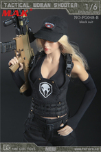 Распродажа, FG048 1/6, тактическая Женская одежда для стрельбы в стиле темного Gunner, модель для женского тела 12 дюймов Ph Ht Tbl 2024 - купить недорого