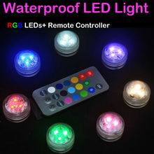 10pcs Led remote control floralyte submersible led tea light with controller waterproof wedding centerpieces Xmas party lights 2024 - buy cheap