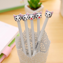 40 Pcs Three-dimensional Cute Little Cat Cartoon Creative Student Neutral Pen Sign Pen Wholesale Factory stationery 2024 - buy cheap