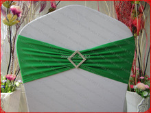 Green Single Layer Spandex/Lycra/Expand Band/Covers With Rhombic Diamond Buckle&Pin For Wedding Party Banquet Decorations 2024 - buy cheap