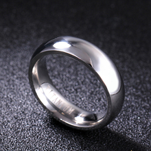 Mangosky anéis de aço titânio 316l, anéis de aço titânio para mulheres e homens 6mm de largura 3mm de espessura 2016 novo 2024 - compre barato