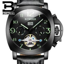 Switzerland Luxury Men's Watch BINGER Brand Skeleton Mechanical Wristwatches Multifunctional Military Stop Mele Clock B1169-4 2024 - buy cheap