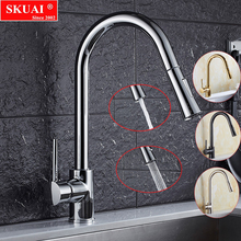 Kitchen Faucet Pull Out Faucet Black/Gold/Chrome/nickel/ Sink Mixer Tap 360 degree rotation kitchen mixer taps Kitchen Water Tap 2024 - buy cheap