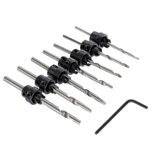 7pcs5-12# Drill Bits Countersink Drill Bit Set ferramentas herramientas drill perforator Woodworking Tools furadeira power tools 2024 - buy cheap