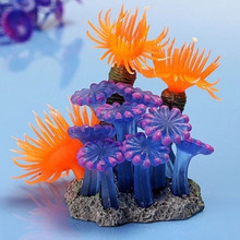 Tanque de peces de Coral Artificial, simulación de Coral, decoración de paisaje de Acuario, plantas, hierba de agua, ornamento de acuario 2024 - compra barato
