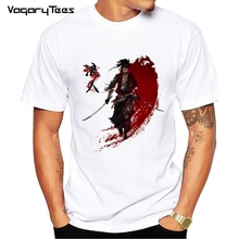 Newset Fashion Armored Samurai Printed Casual T-Shirt Short Sleeve Popular Samurai Katana Design T Shirt Hipster Cool Tops 2024 - buy cheap