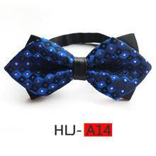 Blue Bow Tie for Men Unisex Tuxedo Dress Bowtie Butterfly Men Accessory 2024 - buy cheap