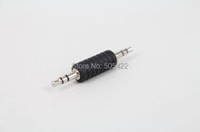 100pcs/lot 3.5mm Stereo Male to 3.5mm Male Audio Headphone Adapter Jack Coupler Connector 2024 - buy cheap