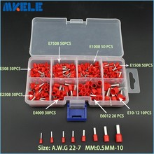 310pcs Copper Crimp Connector Insulated Cord Pin End Terminal Ferrules kit set Wire terminals connector 2024 - buy cheap
