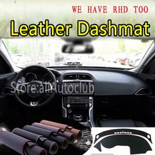 For Jaguar XE 2015 2016 2017 2018 2019 Leather Dashmat Dashboard Cover Dash SunShade Carpet Custom Car Styling LHD+RHD 2024 - buy cheap