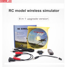 STARTRC 8-em-1 RC Flight Simulator/i6x Simulador Sem Fio Para Flysky FUTABA Radiolink at10 AT9s 2024 - compre barato