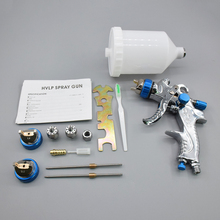HVLP Spray Gun 1.4mm 1.7mm 2.0mm Steel Nozzle Pot Repair Kit Paint Spray Gun Professional Airbrush Spray Gun for Cars Painting 2024 - buy cheap