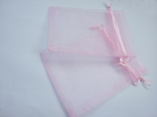 200pcs 10*15 Pink gift bags for jewelry/wedding/christmas/birthday Organza Bags with handles Packaging Yarn bag 2024 - buy cheap