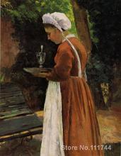 art landscape The Maidservant Camille Pissarro paintings on canvas High quality Hand painted 2024 - buy cheap