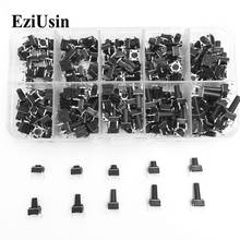 EzUsin10 models 6*6 Tact Switch Tactile Push Button Switch Kit Height: 4.3 5~13MM DIP 4P micro switch 6x6 Key switch For Arduino 2024 - купить недорого