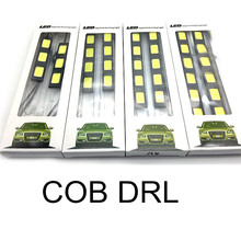 Venta al por mayor, 12W, LED COB de alta potencia, 2 uds, COB, coche con luces, luces de conducción, luces de conducción, blanco, 12V 2024 - compra barato