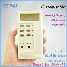 Szomk 2015 nova caixa eletrônica de plástico (1 pcs) 135*72*32 milímetros de plástico gabinete abs eletrônica 2015 novo, caixa de controle de caixa 2024 - compre barato