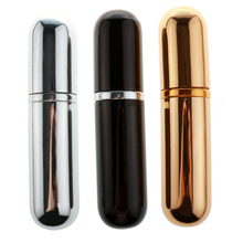 Spray Pump Bottle Glossy Moisturizing Glass Liner Round Cosmetic Shoppe Trial Vial Atomizer Empty Perfume Refillable Bottle 10ML 2024 - buy cheap