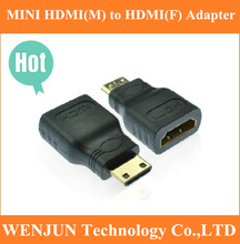 200 шт./лот Новый мини HDMI адаптер «Папа-мама» конвертер разъем высокого качества 2024 - купить недорого