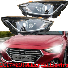 Elantra farol, 2017 2018 2019 anos, frete grátis! luz diurna elantra, acessórios para carro, luz de neblina elantra 2024 - compre barato