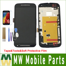 1PC/Lot LCD Display+Touch Screen+Frame Assembly Digitizer For Motorola Moto G2 XT1068 XT1069 XT1063 Black White with tools Tape 2024 - buy cheap