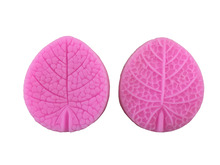 2PCS  Leaves Shape Silicone Cake Tool,Cupcake,Chocolate,Lace,Jelly Molds, Fondant  Decorating  DIY Epoxy Resin Silicone Mold 2024 - buy cheap