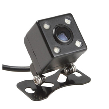 Xy3d e314 câmera com visão traseira para carro, câmera com 4 cores led, visão noturna, ré, para estacionamento do carro, dvd 2024 - compre barato