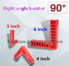 Прямоугольный локатор 3/4/6 дюйма, Деревообрабатывающие инструменты, пластиковая квадратная фотография, 90 градусов 2024 - купить недорого