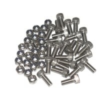 M8x20mm 304 Stainless Steel Hex Bolt Socket Head Cap Screws with Nylon Insert Hex Lock Nuts 25pcs 2024 - buy cheap