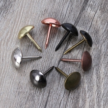 100pcs Antique Brass Upholstery Nails Furniture Tacks Pushpins Hardware Decor Whosale&DropShip 2024 - buy cheap