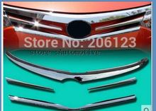 4 pcs outlet before the middle grid electroplating car styling for2013 2014 2015 2016 for Toyota Vios/Yaris Sedan free shipping 2024 - buy cheap
