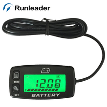 New backlight 12V 24V 36V 48V LCD Battery Indicator Voltmeter for golf carts motorcycle FORKLIFT marine car e-bike boat RL-BI008 2024 - buy cheap