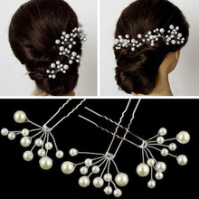 Presilhas de cabelo com pérolas e flores, grampos de cabelo de cristal presilhas para madrinha, joias estilosas para casamento 2024 - compre barato