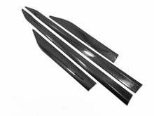 ABS Chrome And Carbon Fiber Door Body Molding Fit For Toyota RAV4 2019 2020 Car Accessories Side Strips Trim Cover 4Pcs/set 2024 - buy cheap