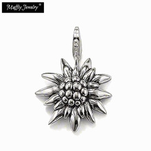 Edelweiss-colgante de moda para mujer, pulsera de plata de ley 925, de estilo europeo, joyería de buena calidad 2024 - compra barato