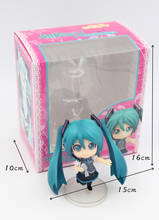 HOT 10cm Hatsune Miku Q version Action Figure uniform sexy PVC Kids Gift Toys doll Anime Movie Model Movable Cosplay collection 2024 - buy cheap