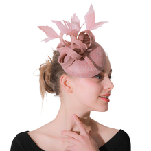 Fancy Feather Fascinators Married Hat Headbands For Women Ladies Race Tea Royal Party Headpiece With Clip Hair Accessories XMF82 2024 - buy cheap