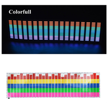 90*25 CM Colourful Music Rhythm Pattern Car Sticker EL Sheet Led Music Equalizer Car Windshield Sticker Sound Activated Light 2024 - buy cheap