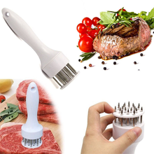 HOOZADA Meat Tenderizer Cutter Professional Gadget  Stainless Steel Needle Prongs Kitchen Tools 2024 - buy cheap