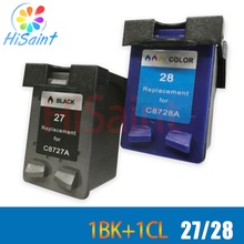 hisaint Compatible Ink Cartridge for HP 27 C8727A and for HP 28 C8728A for HP 3320/3323/3325/3420/3425/3450 Ink jet printer 2024 - buy cheap