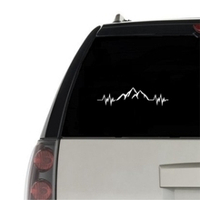 Наклейка на окно в виде горного сердцебиения Adventure Wanderlust, Виниловая наклейка, украшение для окна автомобиля, наклейки для ноутбука Apple MacBook 2024 - купить недорого
