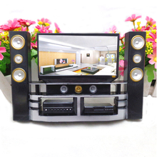 New Arrival Baby Toys Mini Hi-Fi 1:6 TV Home Theater Cabinet Set Combo For Barbie Doll Clothes Dress Accessories House Furniture 2024 - buy cheap
