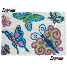 diy tapijt latch hook rug canvas printing vloerklee handwerken knooppakket crochet needle for carpet embroidery Handmade decor 2024 - compre barato