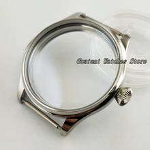 44mm Parnis 316L Stainless Steel Watch Case Fit ETA 6498/6497,Seagull st36 Movement 2024 - buy cheap